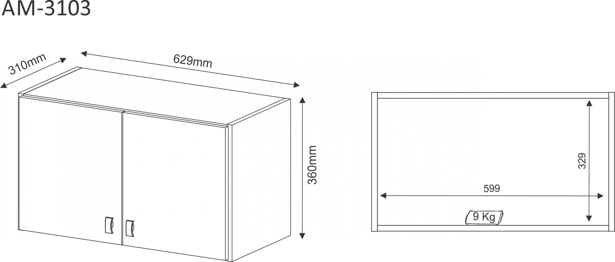 Dimensional – Vinheta cotada – AM3103